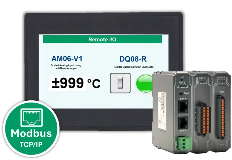 Cover image for How to Connect an HMI + PLC Combo to Remote I/O via Modbus integration