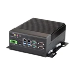 Maple Systems Heavy Duty IPC2360A Industrial Box PC with Intel 14th Gen i-Core Processors - front 3qtr view with no expansion option
