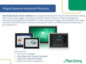 Industrial Monitors Flyer Image Industrial Monitor Fyler