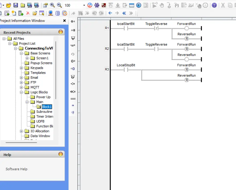 Setting up some Basic VFD Logic in MAPware