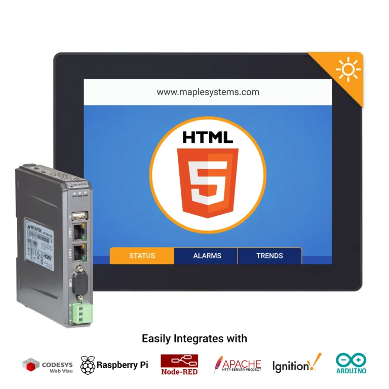 MON1012APH and cMT-FHDX-820W - 12.1" Web HMI Sunlight Readable Kit