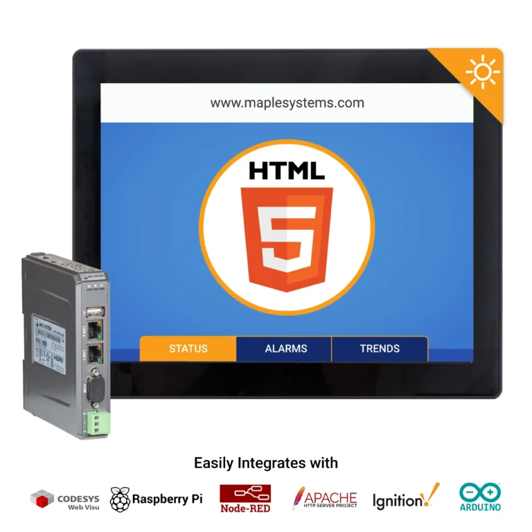 MON1015APH and cMT-FHDX-820W - 15" Web HMI Sunlight Readable Kit