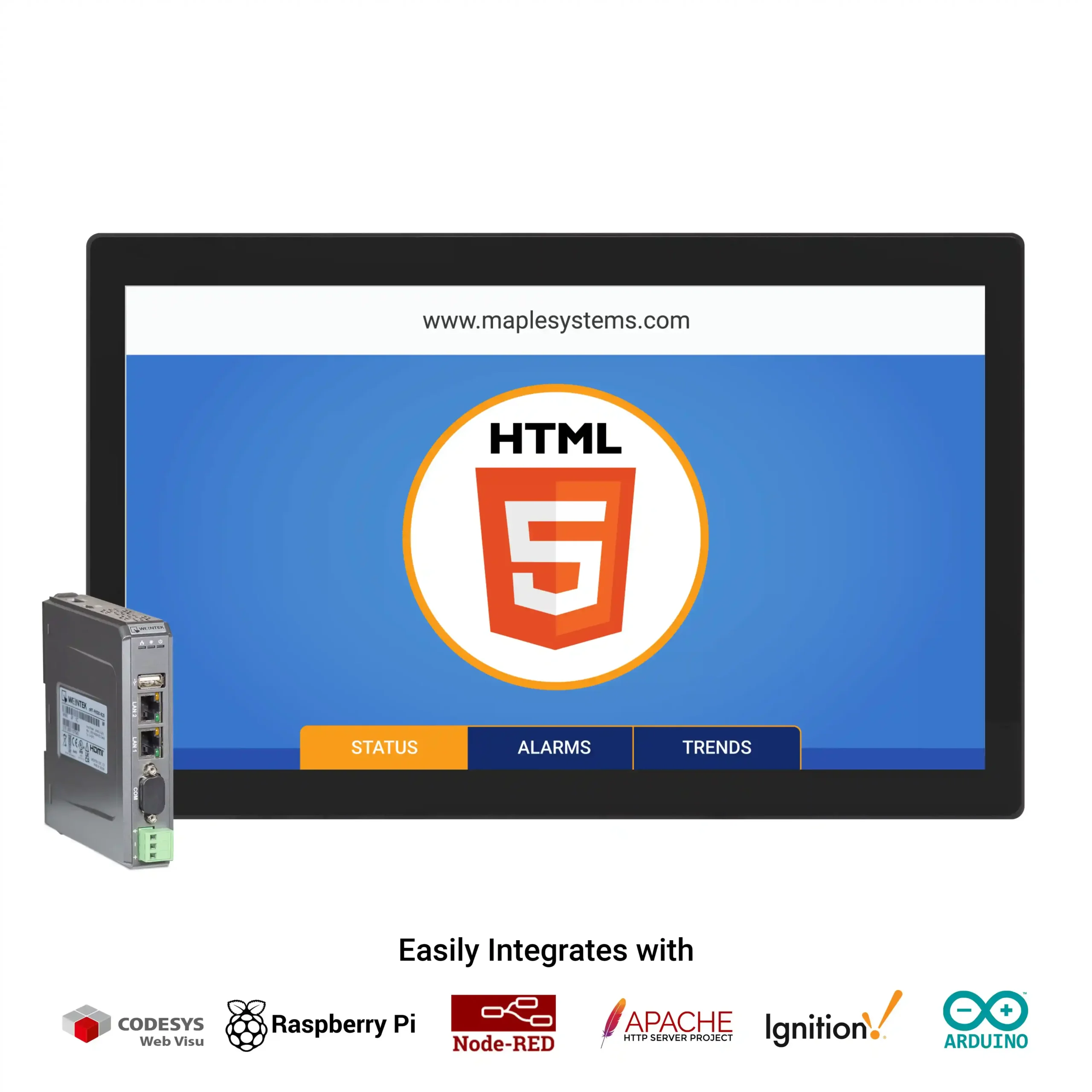 MON1021AP and cMT-FHDX-820W - 21.5" Web HMI Kit