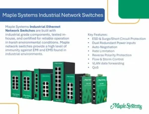 Network Switch Flyer Image Maple Systems Network Switches
