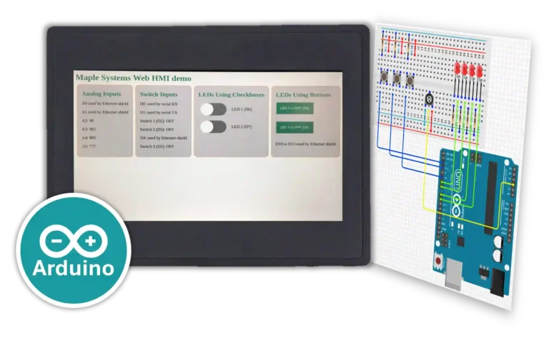 Cover image for How to Connect a Maple Web HMI to an Arduino Web Server integration