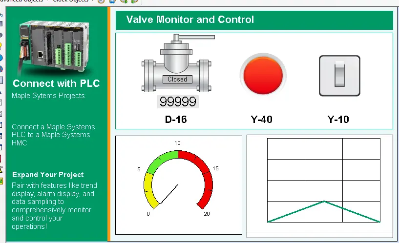 HMC Sample Project Connecting to a Maple PLC
