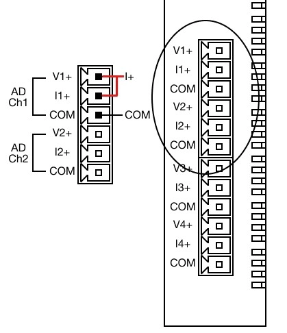 MapleLogic AD Wiring Guide Current Input Wiring PLC AD Wiring Guide Current Input Wiring