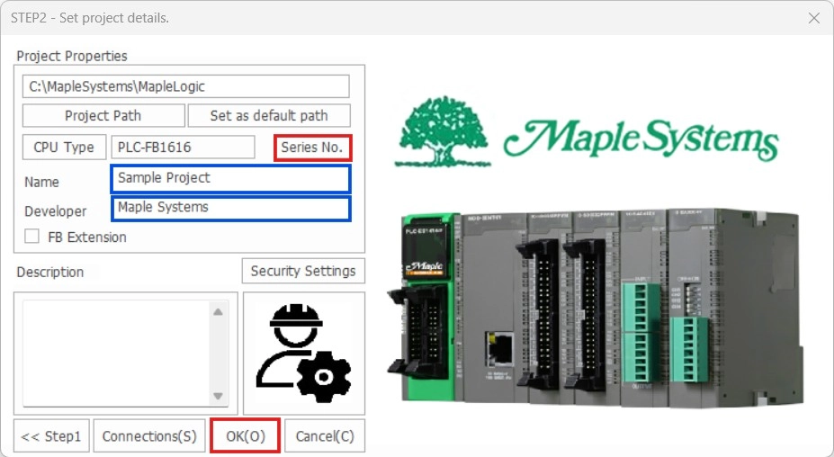 MapleLogic CPU Micro Analog Manual Project Creation Details PLC CPU Micro Analog Manual Project Creation Details