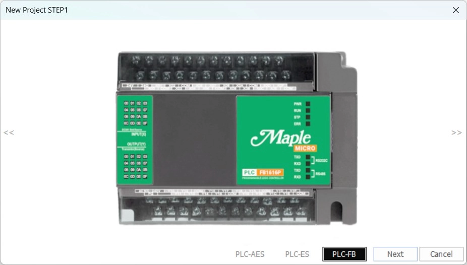 MapleLogic CPU Micro Analog Manual Select CPU PLC CPU Micro Analog Manual Select CPU