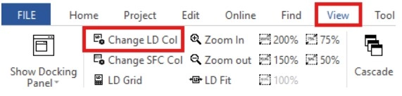 Change the column size with a button in MapleLogic