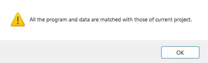 Program Matches message in MapleLogic