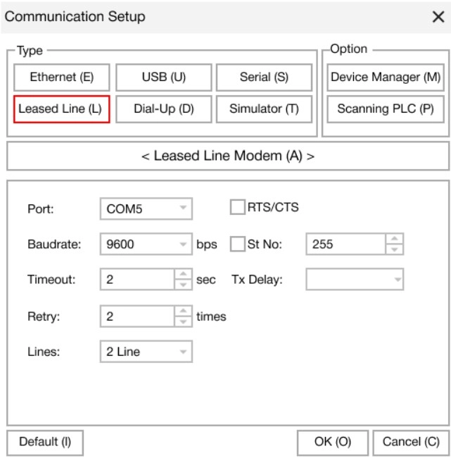 MapleLogic Connection Setup Leased Line Leased Line Communication Setup in MapleLogic