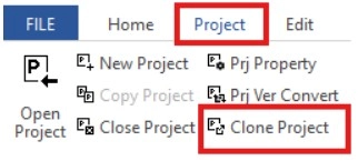 MapleLogic Copy Project Clone Project Clone Project in MapleLogic