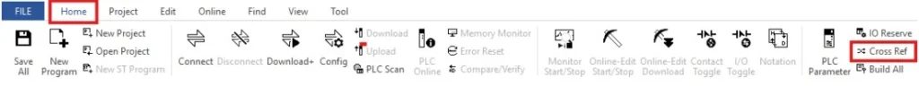 MapleLogic Cross Reference Button Cross Reference Button in MapleLogic