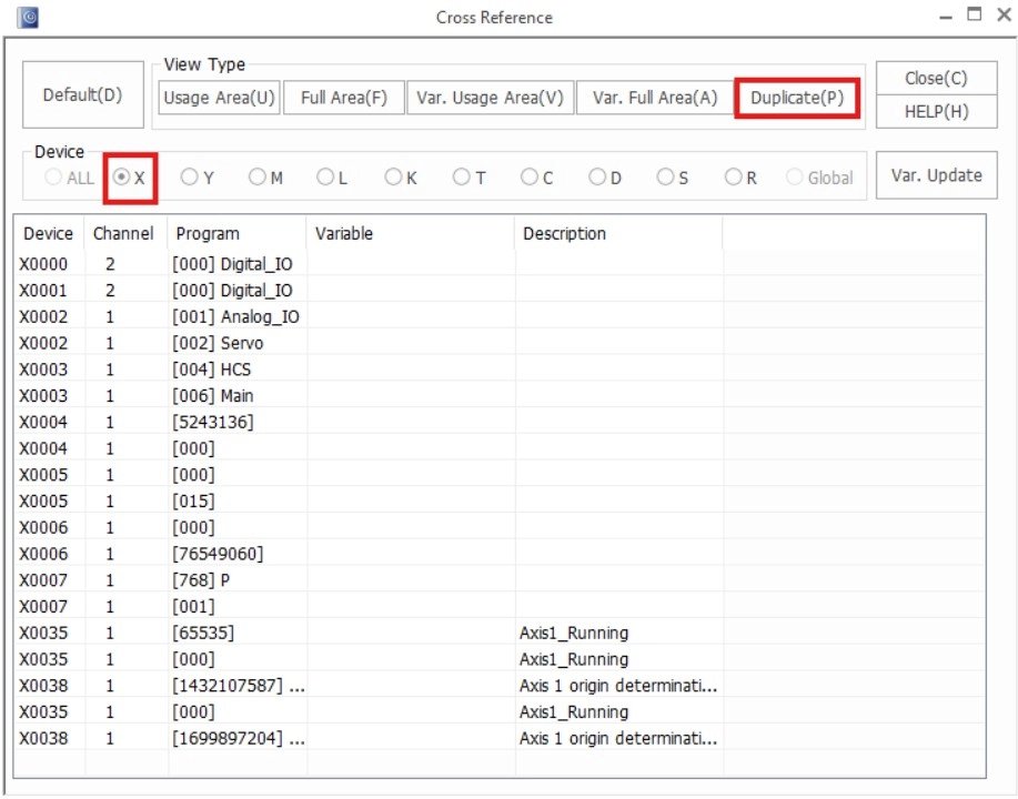 MapleLogic Cross Reference Duplicate Duplicate selection in Cross Reference tool in MapleLogic