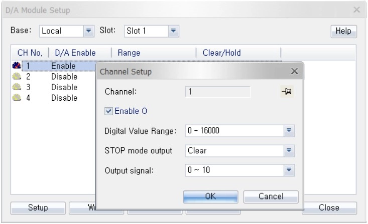 DA Expansion Module Channel Setup in MapleLogic