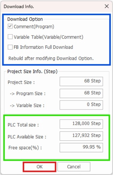 Download Project with all download information in MapleLogic