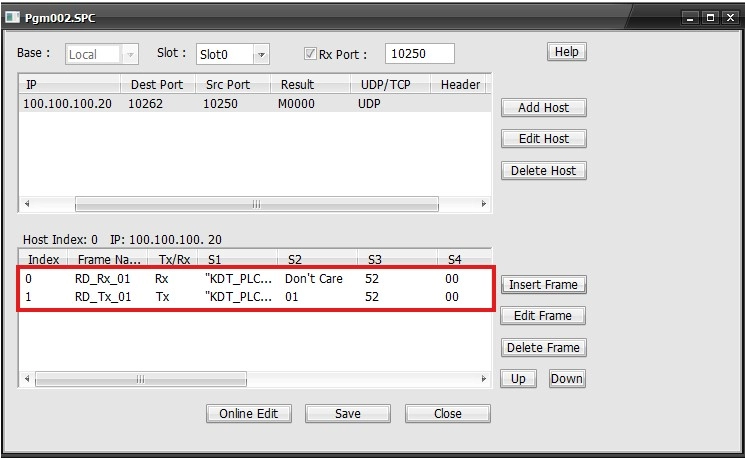Ethernet Protocol Transmitting Frame Frames in MapleLogic