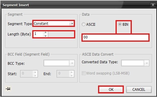 Ethernet Protocol Transmitting Frame Reserved Area in MapleLogic