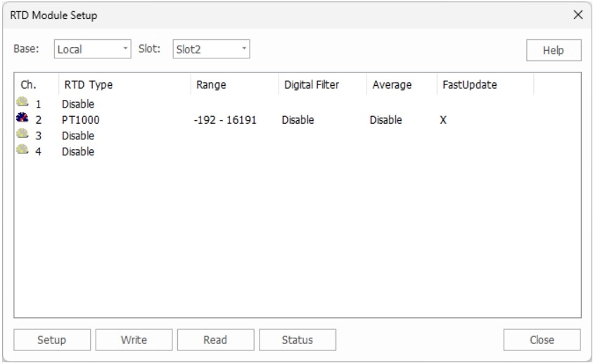 MapleLogic Expansion Module Configuration RTD Module Setup RTD Module Setup in Expansion Module Configuration