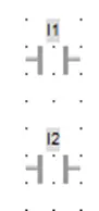 two parallel contacts Two parallel contacts not yet connected