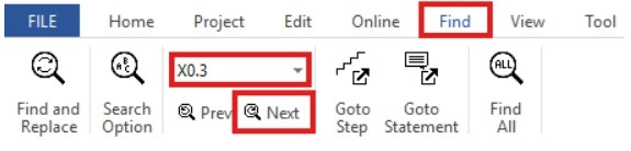 Find Next in MapleLogic