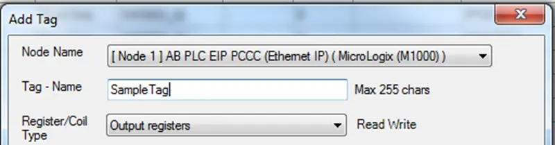 Create a new tag, with HMC as Master
