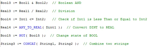 Examples of simple function