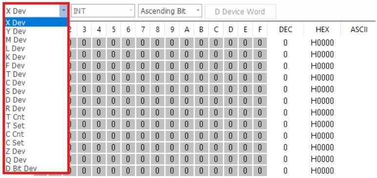 MapleLogic Memory Monitor Open Memory Monitor Maplelogic select which device to monitor