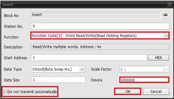 MapleLogic Modbus RTU Master Insert Function Modbus RTU Master Insert Function in MapleLogic