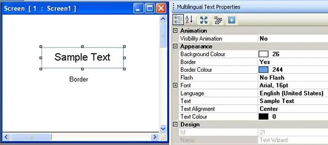 Object Border MAPware-7000 Border allows you to add a border line around an object. You can use the color palette to select the border color as well.