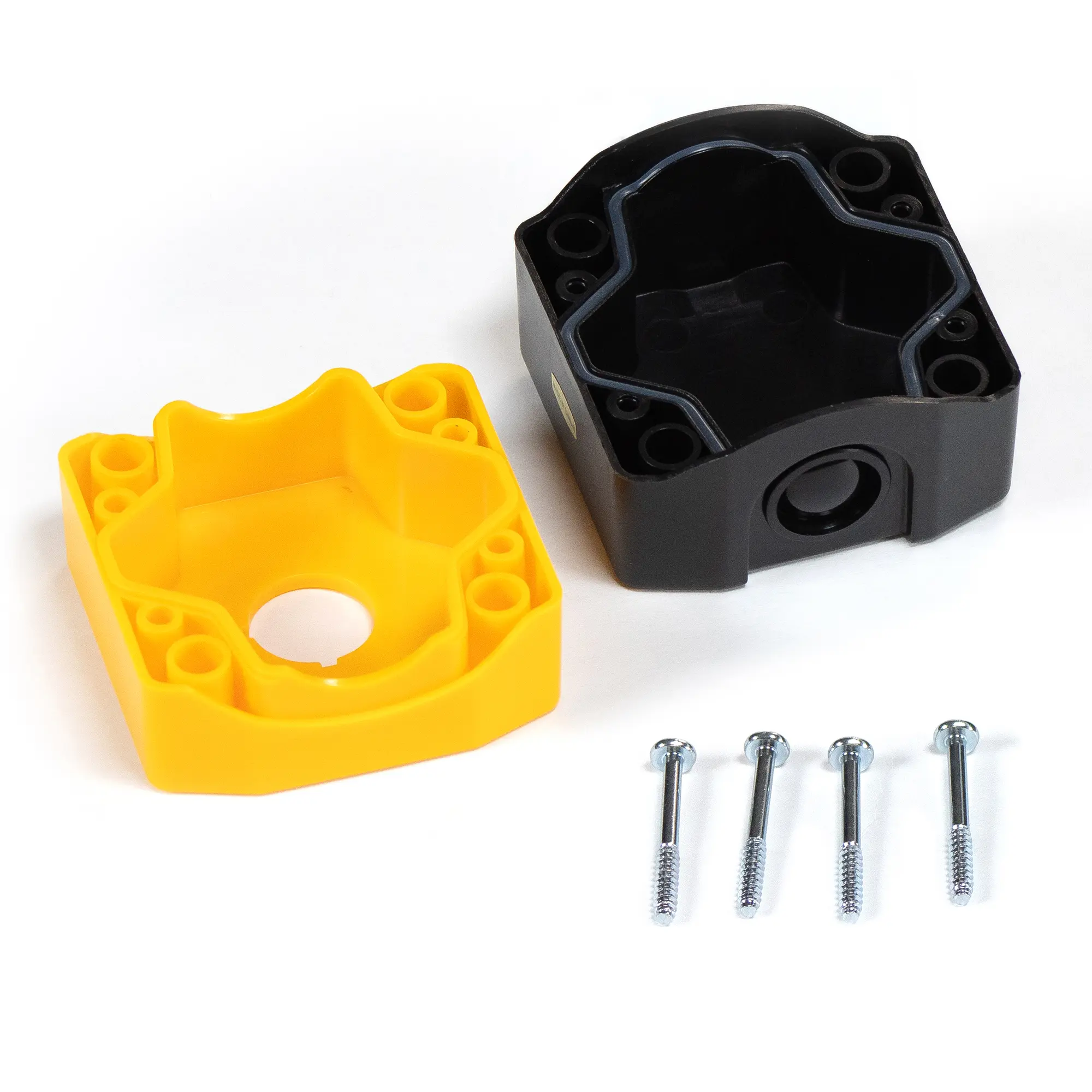 Maple Systems PB01001B unassembled Yellow, Single Control Box for pushbuttons