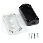 Maple Systems PB01003A - Triple white unassembled pushbutton control box