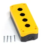 PB01004B – Quad Yellow Pushbutton Control Box Maple Systems PB01004B - Quad Yellow Pushbutton Control Box