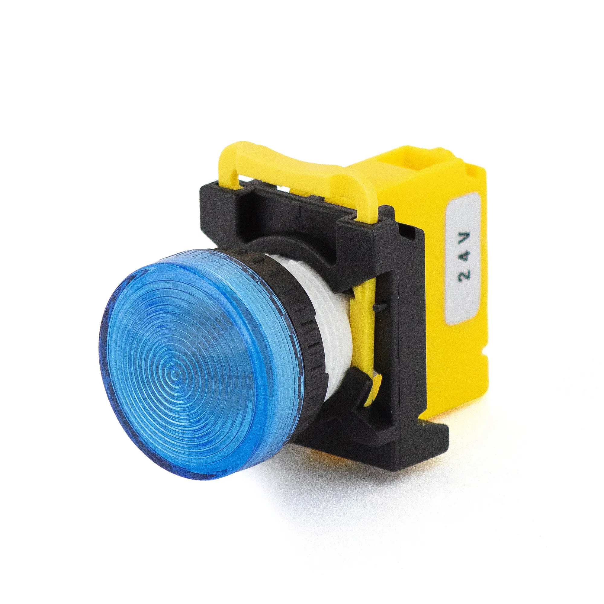 Maple Systems Pushbutton - Full Lens, Blue, Plastic Indicator Light- PBS110BP22B-00L2