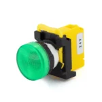 Maple Systems Pushbutton - Full Green plastic Indicator Light- PBS110BP22G-00L2