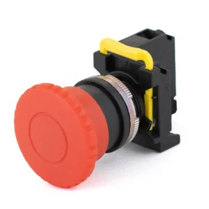 Maple Systems Pushbuttons - non-illuminated, Momentary, 40mm Knurled Mushroom, Red - PBS111GM22R-01
