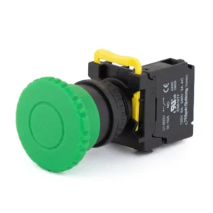 Maple Systems Pushbuttons - non-illuminated, Momentary, 40mm Knurled Mushroom, Green - PBS111GP22G-10