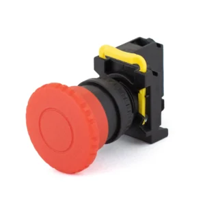 Maple Systems Pushbuttons - non-illuminated, Momentary, 40mm Knurled Mushroom, Red - PBS111GP22R-01