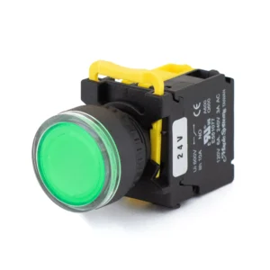 Maple Systems Pushbuttons -illuminated, Momentary, Guard Ring, Plastic, Green- PBS111IP22G-10L2