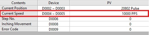 MapleLogic Positioning Example JOG Forward Current Position Positioning Example JOG Forward Current Position in MapleLogic