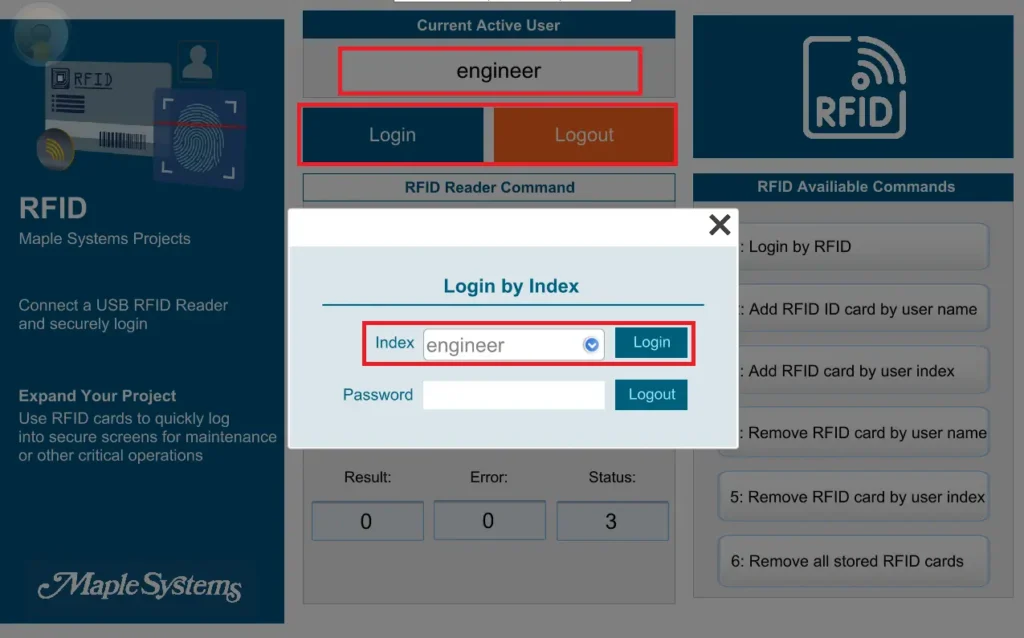 EBPro Project Online Logging In as Engineer