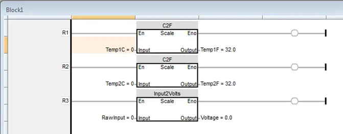 Realtime values live values in open logic blocks