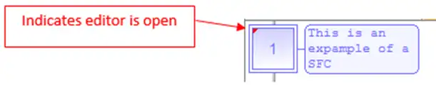 Edit Reference (red corner indicates the element editor is open)