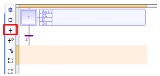 Steps connect only to transitions or divergences