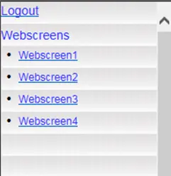 Show Navigation MAPware-7000 web screens showing navigation links