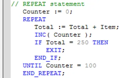 Exit Statement example
