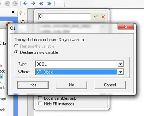 Declaring a new variable