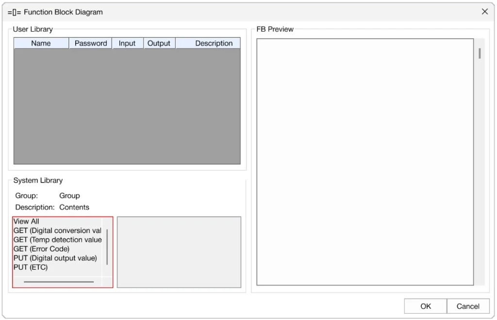 Add Function Block button in MapleLogic