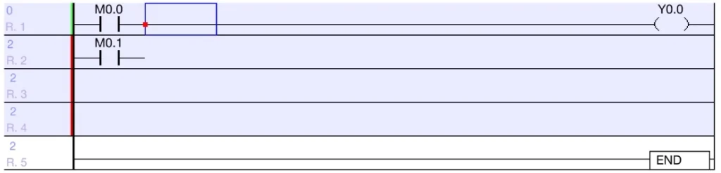 Using the delete vertical line tool in MapleLogic